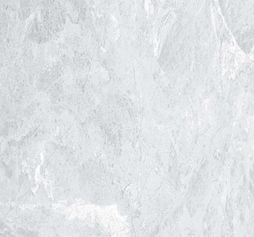 Pale grey ceramic surface with soft cloud-like movement.