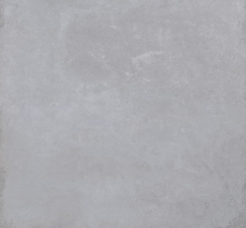 Smoke grey concrete-look ceramic surface.